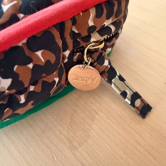 NWT Clare V. Lil Bijoux Case - Leopard print - Picture 8 of 11